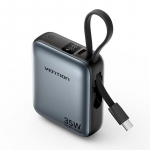 I&scaron;orinė baterija USB 10000MAH 35W / Mini pilka FHEH0 VENTION