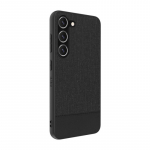 iLike Samsung Galaxy S23 plastikinis odinis galinis dangtelis, juodas