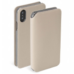 Krusell Pixbo 4 Card SlimWallet Apple iPhone XS Max smėlio spalvos