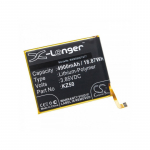 &bdquo;Motorola Moto G Power&ldquo; ir kitų, pvz., &bdquo;KZ50&ldquo;, baterija, 4900 mAh