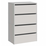 Topeshop MODO X2 BIEL batų organizatorius, uždarytas, baltas