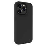 &bdquo;Evelatus Apple iPhone 15 Pro Max Premium Magsafe&ldquo; mink&scaron;tas silikoninis dėklas, juodas