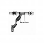 GEMBIRD Adjustable wall 2-display mount