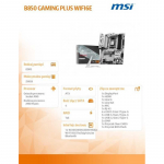 MSI B850 GAMING PLUS WIFI6E motherboard