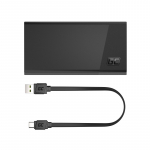 Green Cell Powerbank PowerPlay 20S Black 20000mAh 22 5W 3x USB-C 1x USB-A