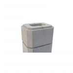 Betonininis tvoros blokelis RTE-20x25x15-K-S