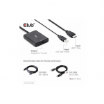 Club3D Adapter HDMI + MicroUSB DP 4K120Hz aktiv St / Bu retail