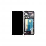 Ekranas Xiaomi Poco F6 Pro su lietimui jautriu stikliuku ir rėmeliu Black originalus (service pack)