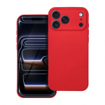 iPhone 17 PRO MAX dėklas, mink&scaron;tas, raudonas