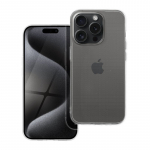 iPhone 15 PRO dėklas, skaidrus, 2 mm dėžutė, permatomas