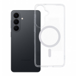 &bdquo;Samsung S26 PLUS&ldquo; dėklas, skirtas &bdquo;Drop Glue&ldquo;, spalvingas žiedinis &bdquo;Mag&ldquo; dėklas, suderinamas su &bdquo;MagSafe&ldquo;, baltas