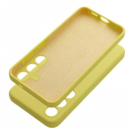 Samsung S25 PLUS silikoninis 2 mm dėklas, geltonas