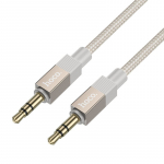 Kabelis AUX lizdas 3,5 mm (vyras) - 3,5 mm (vyras) Hoco UPA32 1 m auksinis