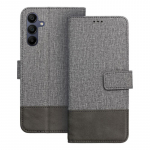 Atverčiamas dėklas, skirtas &bdquo;Samsung A15 4G / A15 5G Gomma Book&ldquo;, pilkas