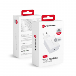 Telefono įkroviklis Forcell F-Energy USB C QC4.0 PD 3A 45W TFK-TC-45WPD baltas