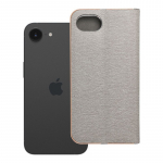 Atverčiamas dėklas, skirtas iPhone 16e (SE 4 2025) Luna Book aukso/sidabrio spalvos