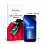 Hibridinis stiklas iPhone 13 PRO MAX / 14 PLUS Forcell Flexible 5D juodas