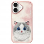 NIMMY dėklas BIG EYED PET 2.0 Cat, skirtas IPHONE 16, rožinis