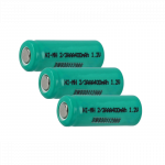 &bdquo;Raw&ldquo; akumuliatorių elementai (3 vnt.) pakeičia 2/3 AAA įkraunamas baterijas - 400mAh 1,2V NiMH