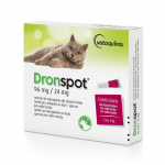 VETOQUINOL Dronspot - la&scaron;ai nuo kirminų katėms 5-8 kg