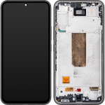 Ekranas Samsung A546 A54 5G 2023 su lietimui jautriu stikliuku ir rėmeliu Graphite originalus (used Grade B)