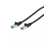 Komutacinis kabelis CAT6a RJ45 S / FTP 3m juodas