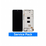 Ekranas skirtas Xiaomi Redmi Note 14 5G / Poco M7 Pro 5G su rėmeliu / Coral Green / (Service Pack)