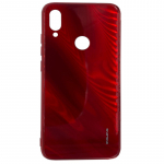 &bdquo;Evelatus Xiaomi Note 7&ldquo; vandens bangavimo grūdinto stiklo dėklas, raudonas, spalvotas, galvanizuoto stiklo