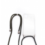 &bdquo;Evelatus Samsung A50s&ldquo; dėklas su virve, žalias ir permatomas