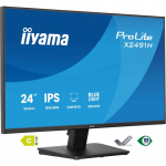 iiyama &bdquo;ProLite&ldquo; X2491H-B1 kompiuterio monitorius 60,5 cm (23,8 colio) 1920 x 1080 pikselių &bdquo;Full HD&ldquo; LCD juodas
