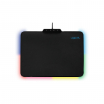 Mauspad Gaming LogiLink RGB Beleuchtung su USB-A Anschluss Silikon 36x26cm Black
