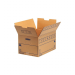 Fellowes 6203601 Uzglabā&scaron;anas kaste Taisnstūra Kartons Dabīgs