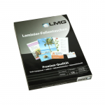 LMG Laminating Pouches Glossy for Small Format 100 Pieces