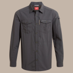 Craghoppers NosiLife Adventure LS Shirt III - Black Pepper, Size M