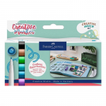 Faber-Castell Goldfaber Creative Marker Set Creative Haven, 6 dažādas krāsas, uz ūdens bāzes, ar otas uzgali 160603