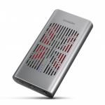 Ārējais korpuss AXAGON EEM2-20GD USB-C 20 Gbps diviem M.2 NVMe SSD ar aparatūras klonē&scaron;anu
