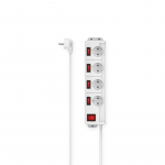 Hama 00223121 pagarinātājs 1.4 m 4 kontaktligzdas Baltā krāsā