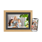 Braun DigiFrame 10B digitālais foto rāmis melns, koks 25.6 cm (10.1 collas) skārienekrāns Wi-Fi