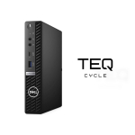 Teqcycle DELL OptiPlex 5080 Intel&reg; Core&trade; i5 i5-10500T 16 GB DDR4-SDRAM 256 GB SSD Windows 11 Pro MFF Mini PC Melns