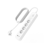 Pārsprieguma aizsargs Belkin SRB001VF2M-V2 &mdash; 4 kontaktligzdas, USB-C un USB-A porti, 2 m kabelis