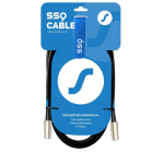 SSQ MIDI1 SS-1417 MIDI (5 kontaktų) - MIDI (5 kontaktų) laidas, 1 m, juodas