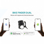 &bdquo;XD Connects Bike Finder &ldquo; dvigubas dviračio skambutis su sekikliu &ndash; &bdquo;Apple&ldquo; ir &bdquo;Android&ldquo; paie&scaron;ka ( IPX6 ) P301.1401