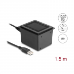 Etikečių spausdintuvas Delock USB brūk&scaron;ninių kodų skaitytuvas 1D ir 2D laidinis prijungimas stacionariam montavimui - vo