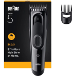 Braun Plaukų kirpimo ma&scaron;inėlė HC5510 5 serija Belaidė Ilgio pakopų skaičius 9 Juoda