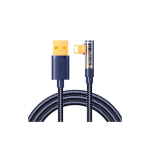 Joyroom Žaidimų kabelis Lightning (kampinis) - USB (tiesus) kabelis 2.4A, 480mb / s, 1.2m, Blue ( S-UL012A6 )