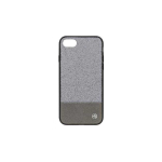 Tellur &bdquo;Sintetinės odos blizgučiai II nugarėlė Case iPhone 8&ldquo; Silver