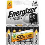 AA Baterija - Energizer &Scaron;arminės AA / LR6 DHP6 Baterijos, 6 Vnt.
