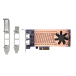 QNAP QM2-2P2G2T PCIe papla&scaron;inā&scaron;anas karte, M.2 NVMe SSD + 2,5GbE