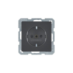 Berker 47236086 SCHUKO kontaktligzda Q.1 / Q.3 antracīta samtaina