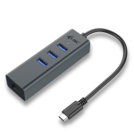 i-tec USB 3.0 Metal HUB 3 Port mit Gigabit LAN Adapter